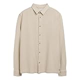 Chemise Homme Loisirs Teddy Smith C- Canyon ML Chemise, Cream, Large Homme