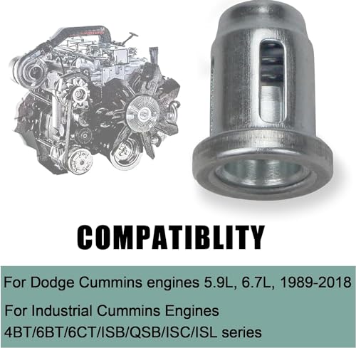 Coimoviol 3936365 New Oil Pressure Relief Valve Compatible thumb #1