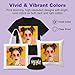 TECKWRAP Printable Heat Transfer Vinyl & Mask Sheets for T-Shirts (Each 7 Sheets), 8.5