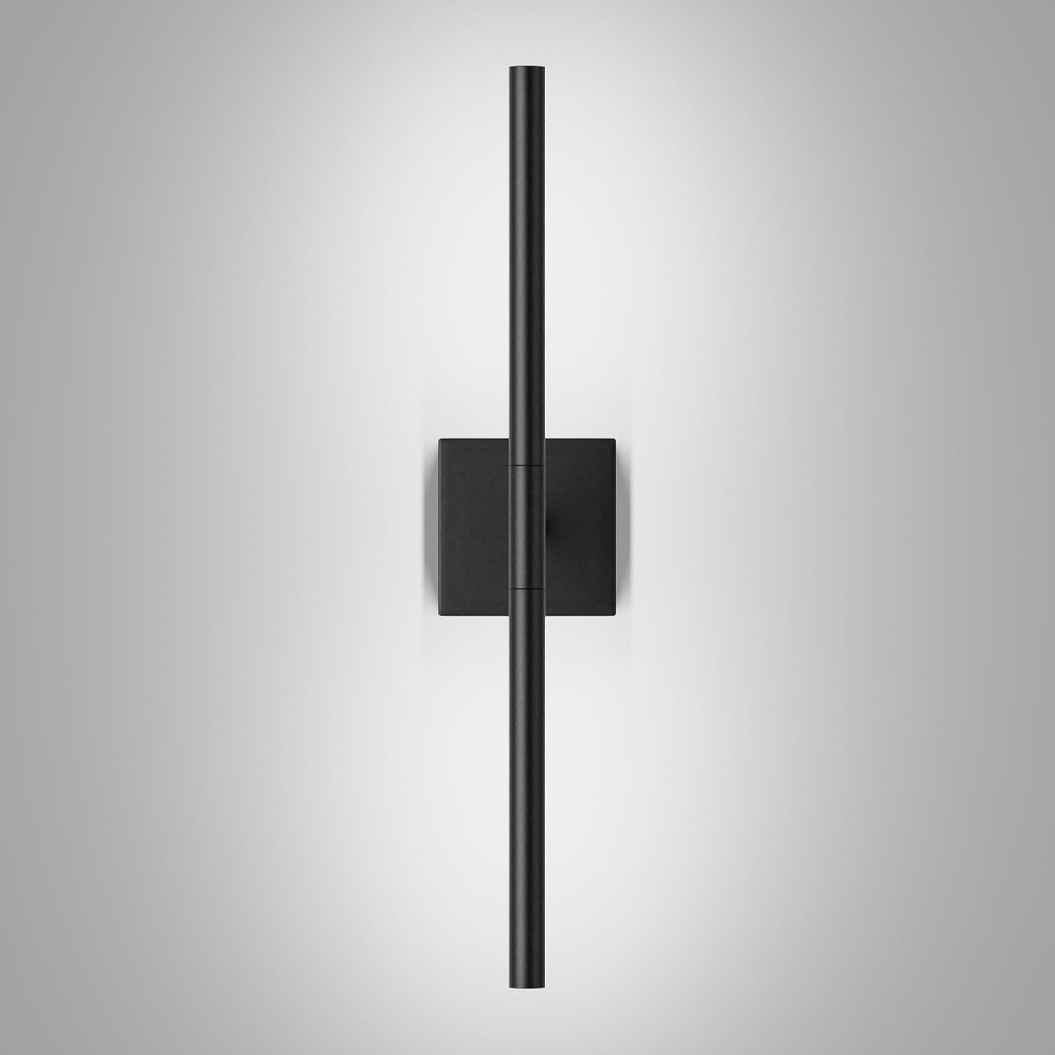 Tipace Hard-Wired LED Bathroom Light Fixtures Over Mirror,24W 360°Rotatable 5500K Black Vanity Light Bar,Modern Wall Sconce for Living Room,Bedroom,Hallway,23.6 Inch