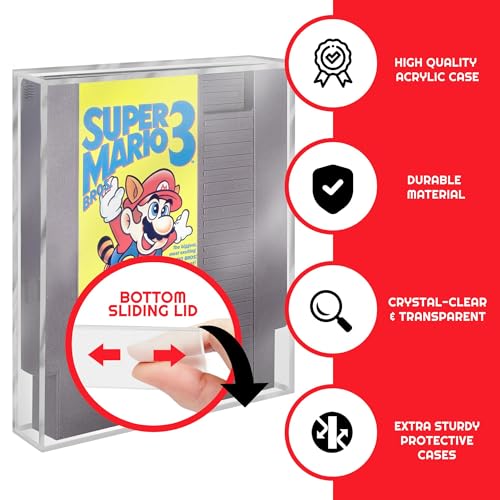 Protection Acrylique Case Pour Cartouches Jeux Nintendo NES Loose - vue 6