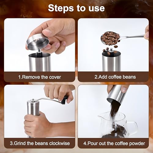 Image of V60 Pour Over Coffee Maker Set - Portable Coffee Kit 9Pcs with V60 Kettle, Digital Scale, Double Walled Mug, Glass Server, Manual Grinder, Glass Dipper, 100 Paper Filters & Coffee Scoop