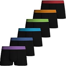 Boys Boxers (6/12 Pack) – Soft & Breathable Cotton Boys Boxer Shorts – Durable, Breathable & Anti-Chafing Cotton Boxer Shorts – Comfortable, Multipack Kids Boxers (Ages 5-13)