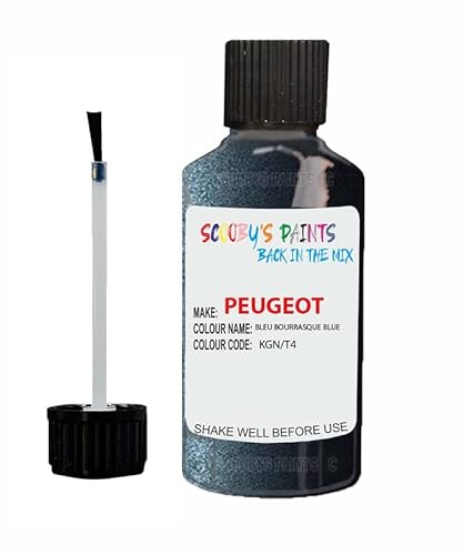 Scoobys Paints Back In The Mix Bleu Bourrasque Touch Up Paint For Peugeot Kgn Metallic