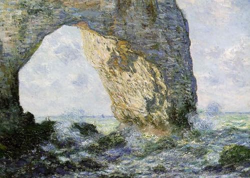 Arche rocheuse de Claude Monet Art Poster Affiche Impression de Peinture Murale 60x90cm