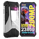 BLKE S 8849 Tank 3 Pro 5G Outdoor-Smartphone AI | IP68 | Integrierter Projektor | 6,79' FHD+ Display | 23800 mAh | 120W | 32 GB + 512 GB | Campinglampe | OTG | NFC | 50 MP + 200 MP | Robustes Handy