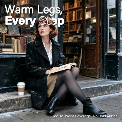 Image of Women's Fleece Lined Tights Thicken for Warmth