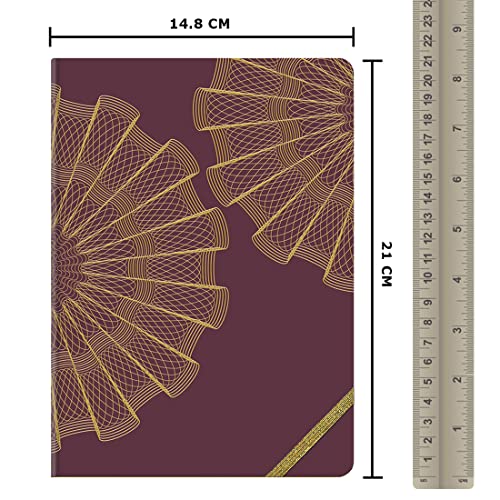 Image of Gold Rush Attractive Design Case Bound Notebook Easy to Carry | Note Down Your Important Information | A5-14.8 cm x 21 cm | Single Line |192 Pages