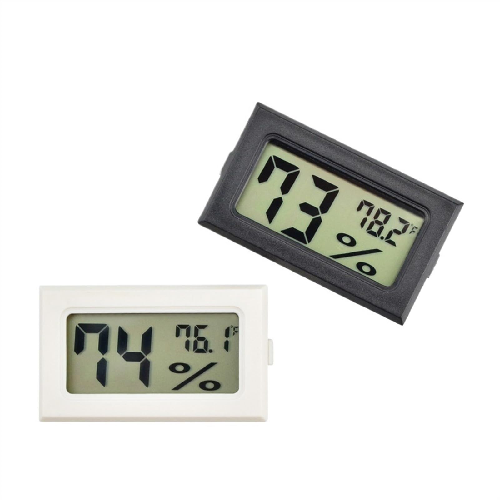 Mini cyfrowy czujnik temperatury i wilgotności w pomieszczeniach, termometr i higrometr. (zielony)