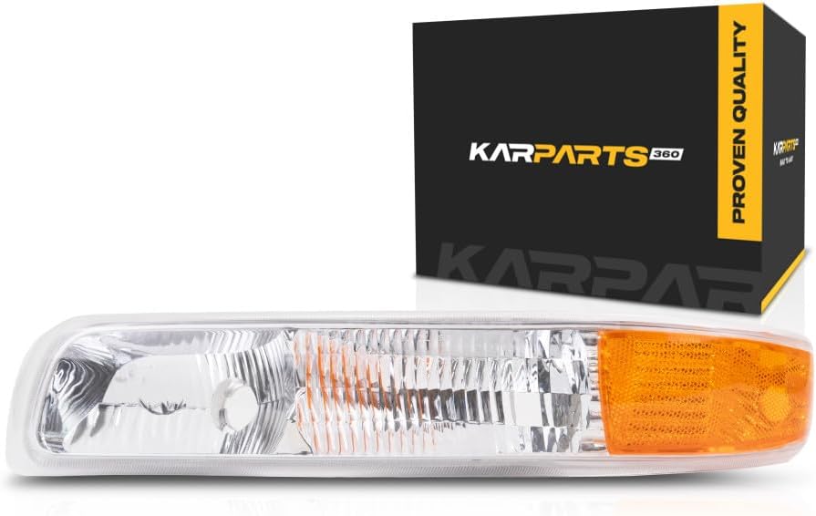 CarLights360 For Chevy Silverado 1500 Parking Light 1999 2000 2001 2002 Driver Side | GM2520173 | 15199558