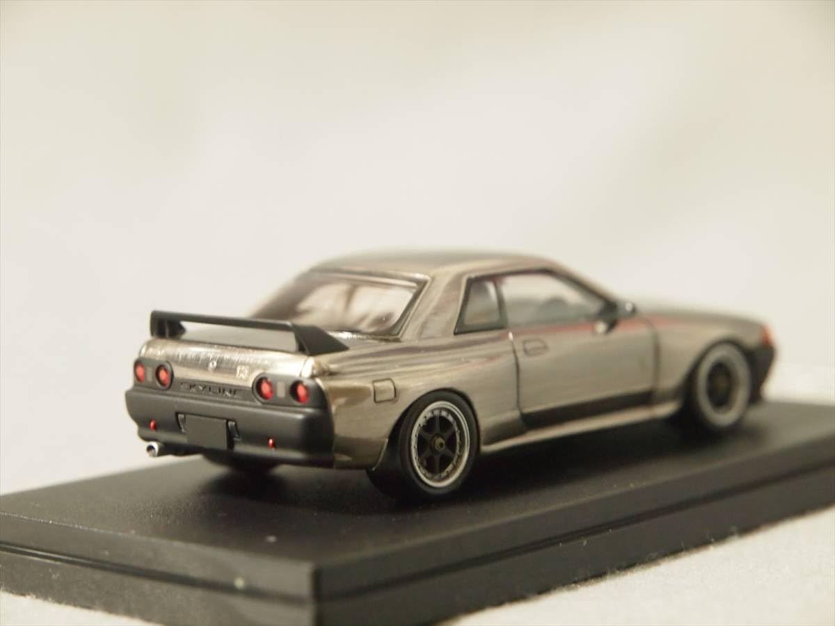 1/43 HPI 日産 スカイライン GT-R ブラック ブラックメタル　r32 1:43 hpi-Racing NISSAN SKYLINE GT-R R32 Black Metal Polish