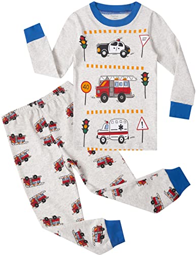 Popshion Toddler Boys 100% Cotton Pajamas Set