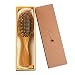 Breezelike Sandalwood Hair Brush - Wooden Natural Detangler - Handmade Pro Detangling Massage Brush