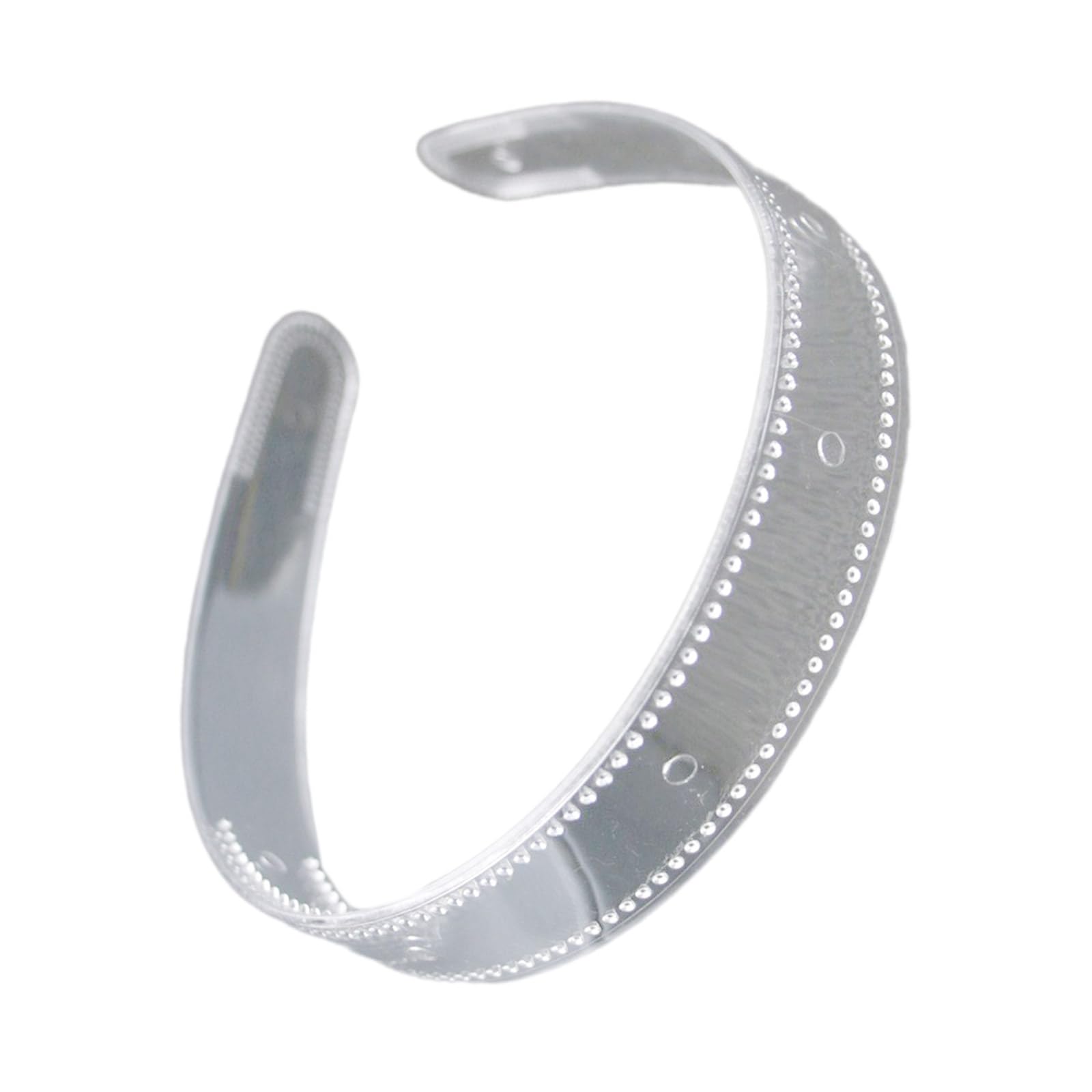 FUXIU Plain Headbands Eye-catching Hairband Tooth HairBand Clear Invisible Wide/Thin Hairband For Crafting Hair Hoop Styling Clear Headbands For Women