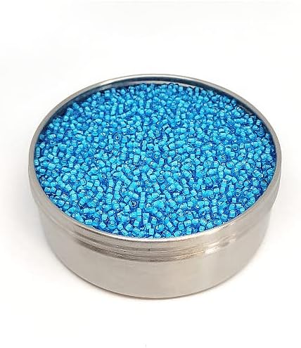 1.76oz Rocailles PRECIOSA Seed Beads 15/0, Light siam