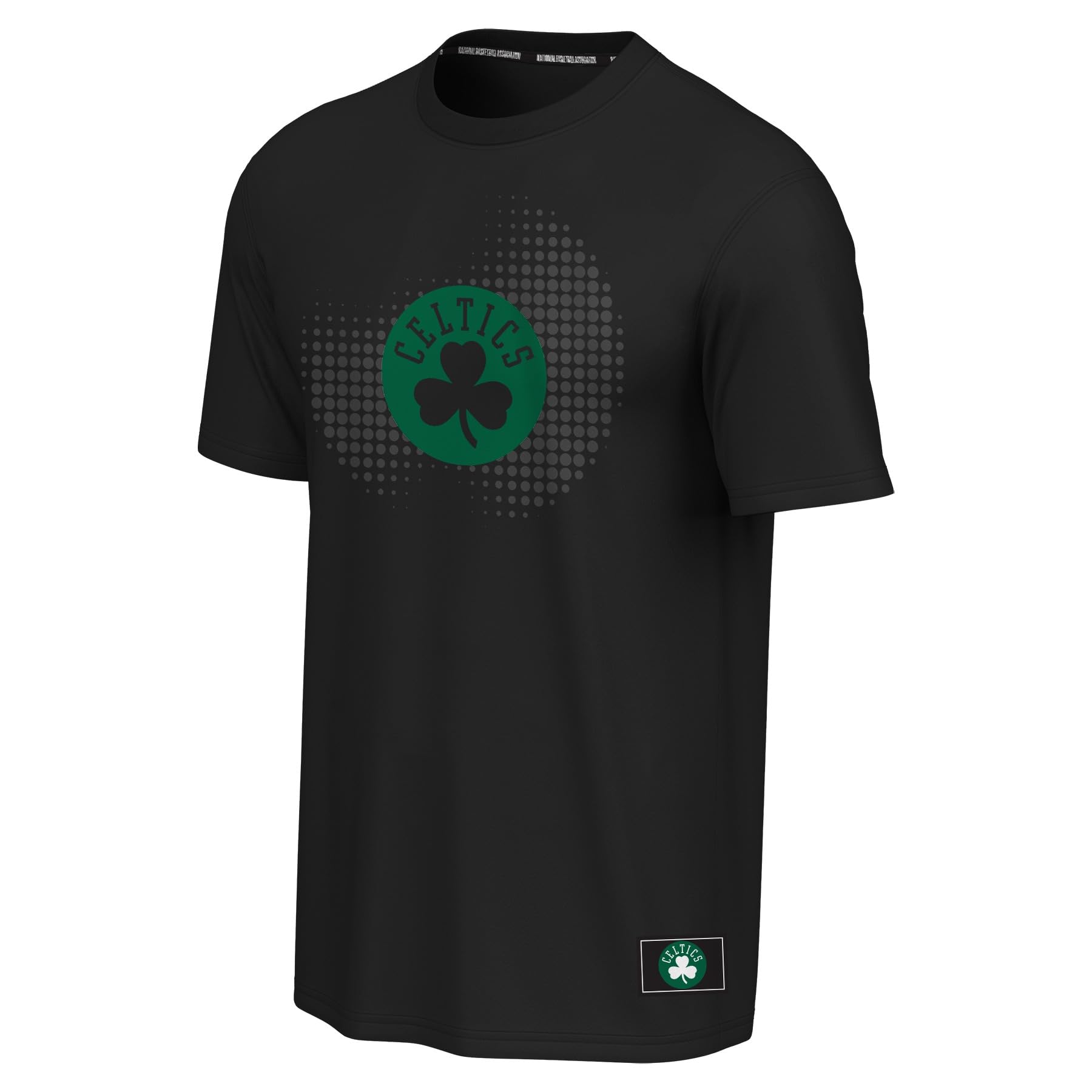 NBA Mens Boston Celtics Short Sleeve Graphic Tee, Black, M EU