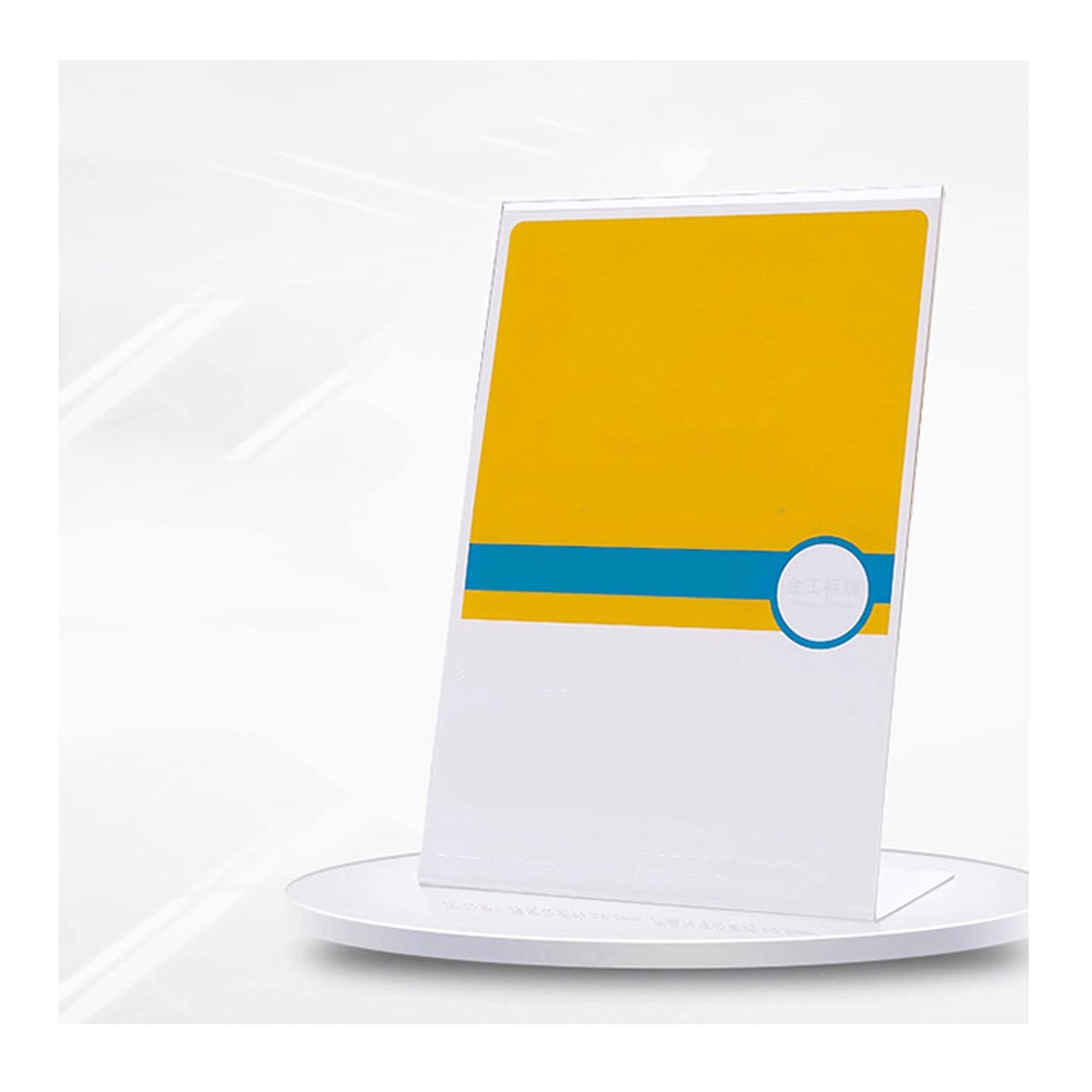 QINGGANGLING999 Restaurantes Soporte de Pantalla Soporte de Signo acrílico Inclinado, 8,5 x 11 Pulgadas Marcos de anuncios Catering, Tienda Eventos de conferencias (10 PCS) Soporte de Cartel