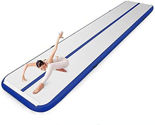 Colchoneta inflable de gimnasia de 10 pies, 13 pies, 16 pies, 20 pies, con bomba para gimnasio, hogar, yoga, entrenamiento, niños, deportes,