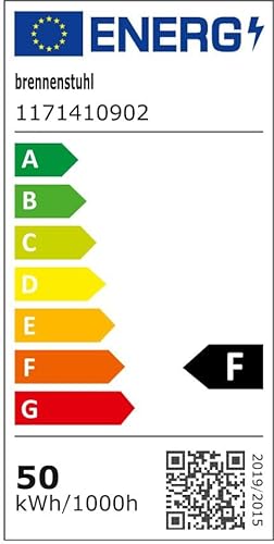 Brennenstuhl Mobiler 360° LED Strahler/Baustrahler 50W (Arbeitsleuchte, 5 m Kabel und spritzwassergeschützte Steckdose mit selbstschliessendem Deckel), Schwarz, 5400 lm