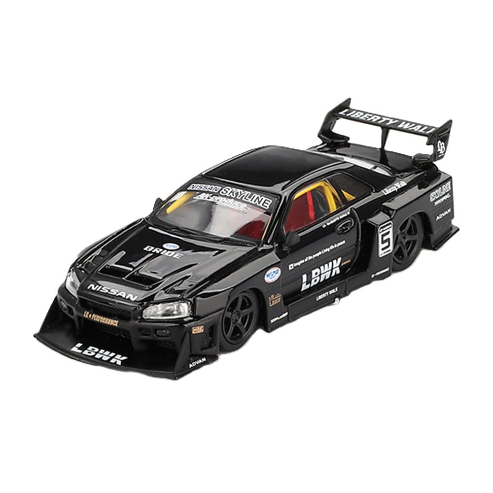 Diecast Model Car Compatible with Mini GT 1:64 Nissan Skyline LB