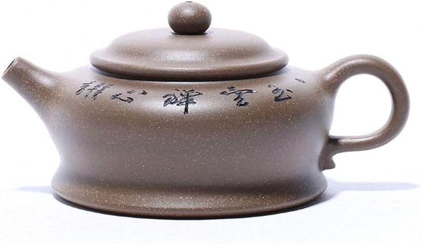 Teapot Zisha Teapot Yixing Top Grade Purple Clay Pot Handmade Segment Mud Zen Mind Heart Pot Kung Fu Tea Set Household Kettle Pottery Teapot
