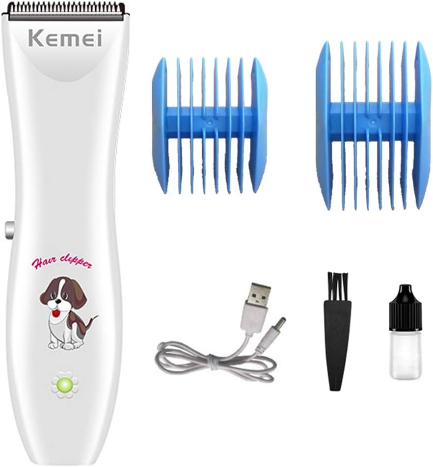 KEMEI Dog Hair Clippers Grooming Professional Cordless Pet