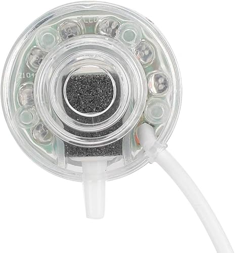 Luz de acuario, luz LED de burbujas para pecera, lámpara impermeable colorida para acuario (110-220V) (US)