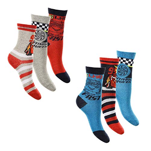6è Lot Cars Garçons Chaussettes - Bariolé, 27-30 Cover