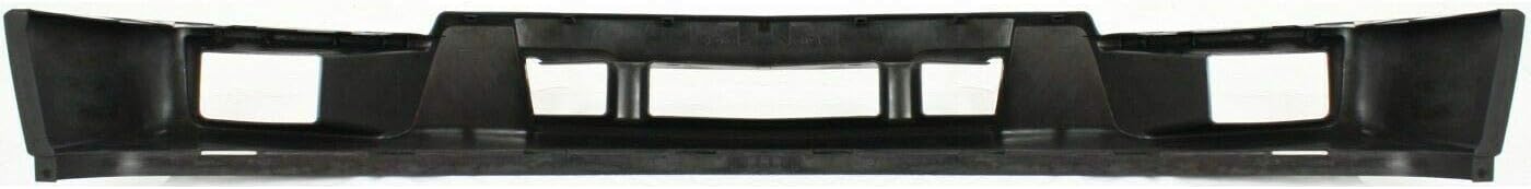 Front Bumper Cover Lower Valance Textured Black + Extension + Fog Lights Set For 2004-2012 Chevrolet Colorado GMC Canyon / 2006-2008 Isuzu i-280 i-290 i-350 i-370