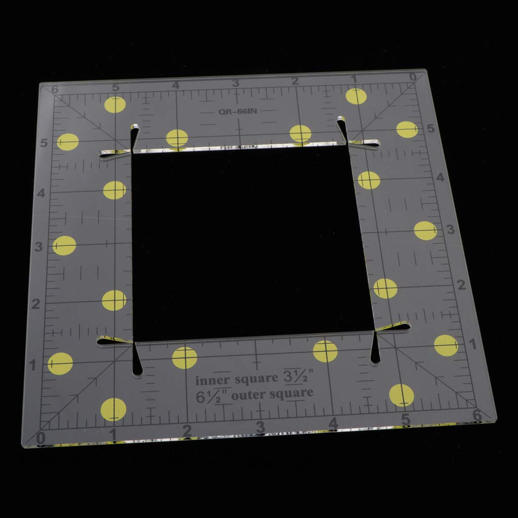 Protractor,Triangular,Square,Precision Measuring Steel Ruler,Quilting 90 Degree Shape Acrylic Template