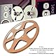 1/4 10,5 Zoll Nab Take Up Reel to Reel Tape, Open Reel AudioTakeup Reel für REVOX Studer, Leeres Aluminium Aufnahmeband Reel to Reel Recorder Zubehör für Nab (Gold)