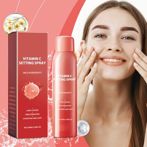 Spray Vitamina C Para Rostro, 100 Ml Spray Hidratante Para La Cara Pulverizador Hidratante Iluminador Con VC Natural Fijador De Maquillaje, Apto Para Todo Tipo De Pieles - imagen 3