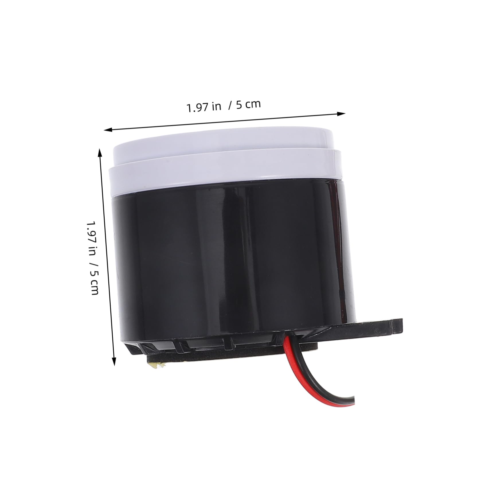 MUCKLILY Wired Mini Horn Alarm System for Home Security Loud Sound Continuous Warning Strobe Multi Functional Doorbell Alert Device Theft Prevention Easy Operation