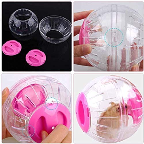 New Cute Hamster Running Ball 4.72 Inches Crystal Ball for Hamsters Small Silent Exercise Wheel Small Animals Cage… - Image 6