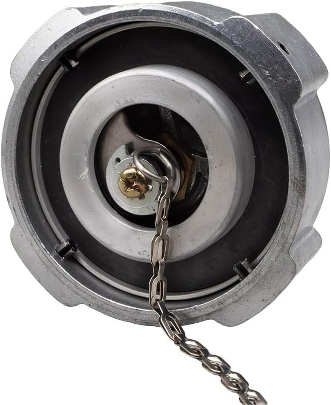 Mytee Products 2 Pack 3" Aluminum Locking w/ Keys Truck Fuel Tank Cap, Vented 1/4 Turn Female Thermal Relief Fuel Cap Compatible w/ Freightliner Cascadia, FLD, Columbia, Century Replace 03-37017-002