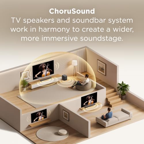 TCL S60K S Series 3.1 Channel Sound Bar with Dolby Atmos, DTS:X, Wireless Subwoofer, Bluetooth Music Streaming, and AI Sonic Auto Room Calibration - image 9