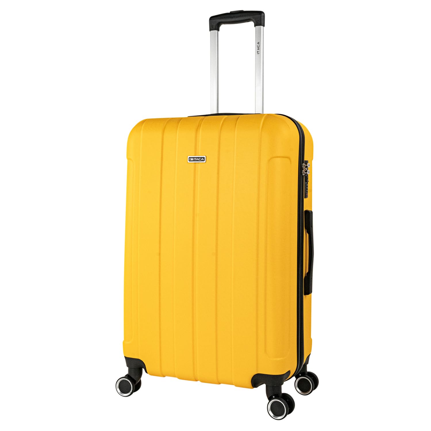 ITACA - Maleta Mediana con 4 Ruedas Giratorias para Viajes Largos Tipo Trolley Ideal como Maletas de Viaje Grandes 23 Kilos y Maleta Viaje Mediana Resistentes, Amarillo — view 104