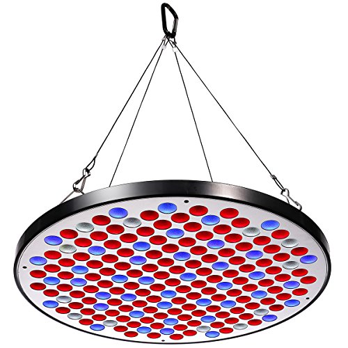KINGBO 50W UFO LED Grow Light Panel Full Spectrum with Switch for Indoor Plants Seeding Growing and Flowering.