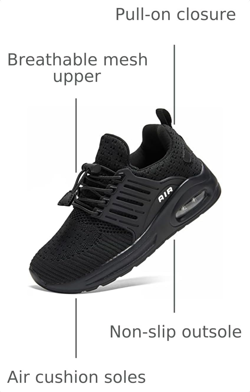 Ugmikdo Kids Sneakers for Boys Girls Athletic Running Tennis Shoes image 3
