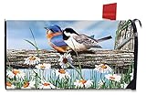 Spring Break Birds Mailbox Cover Bluebird Chickadee Standard Briarwood Lane
