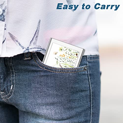 Rimilak Metal Credit Card Holder, Mini Credit Card Wallet Rfid Blocking Slim Metal Hard Case For Women Men, Butterfly Flower #TOP5