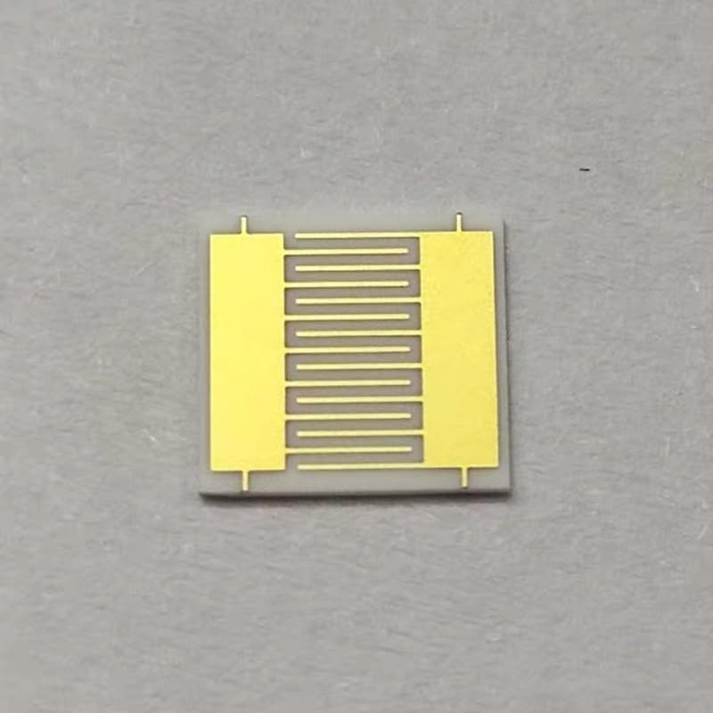 5PCS NEW 200um 5x5.4MM fork finger gold electrode humidity sensor chip