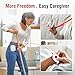 CallToU Caregiver Pager Wireless Call Button Nurse Alert System 500+ Feet for Home/Elderly/Patient/Disabled with 2 Receiver and 3 Buttons