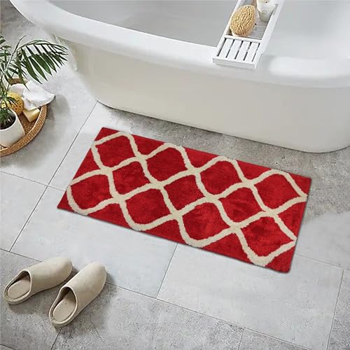 Image of The First Home Decor Modern Anti Slip doormats for Entrance Living Room Bedroom Kitchen Bathroom Doormat 1.5x3 feet (D2D17)