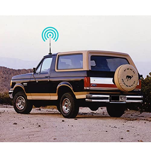 CB Antenna 27MHz Handheld CB Radio Antenna PL259 & BNC Male Magnetic Mount Compatible with Cobra Midland Uniden Maxon President Vehicle Car Truck Mobile Handheld CB Radio