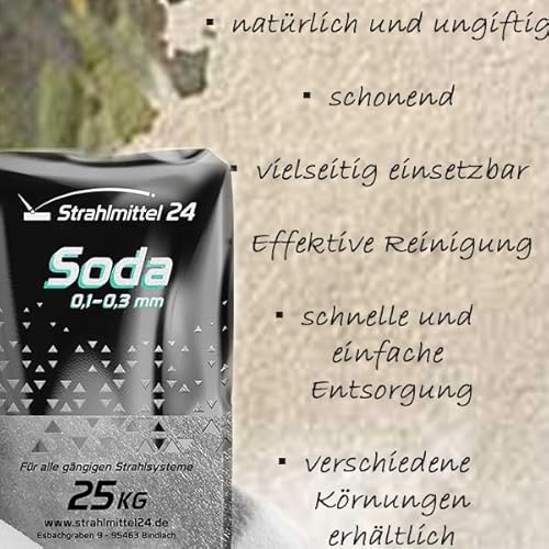 Bild 3 - 25 kg Strahlsoda von Strahlmittel24 0,3-0,5 mm