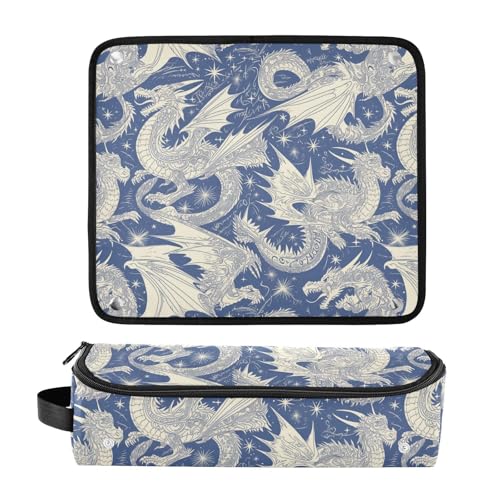 Bolsa de viaje y tapete resistente al calor para herramientas de cabello miniatura 3