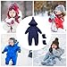 Ohrwurm Newborn baby boy snowsuit long sleeve jumpsuit 0 3 6 months winter coat clothes Navy 0-6 Months