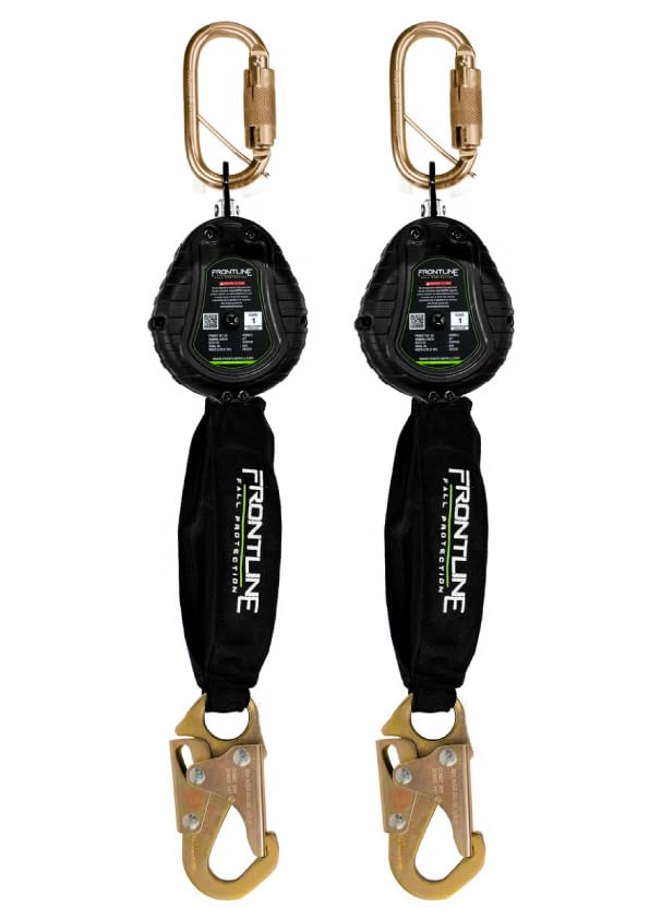 Frontline RPW061S 6' Web SRL with Steel Snap Hook | Pocket-Sized Design | Lightweight & Durable | High-Strength Webbing | Quick-Action Braking | 310