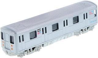 Metro Diecast Model Subway Train 7-Inch Pull-Back Toy Train for Kids' Imaginative Play